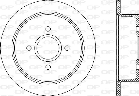 OPEN PARTS Jarrulevy BDR1187.10